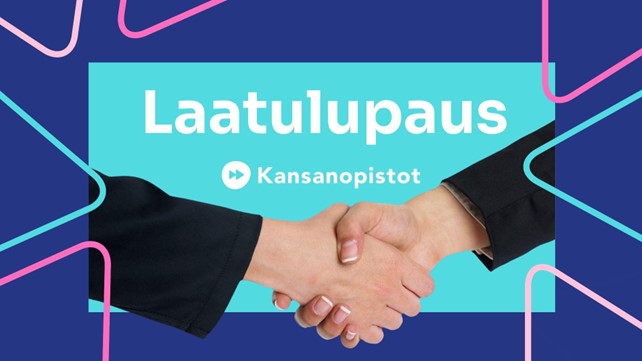 Kansanopistojen laatulupaus