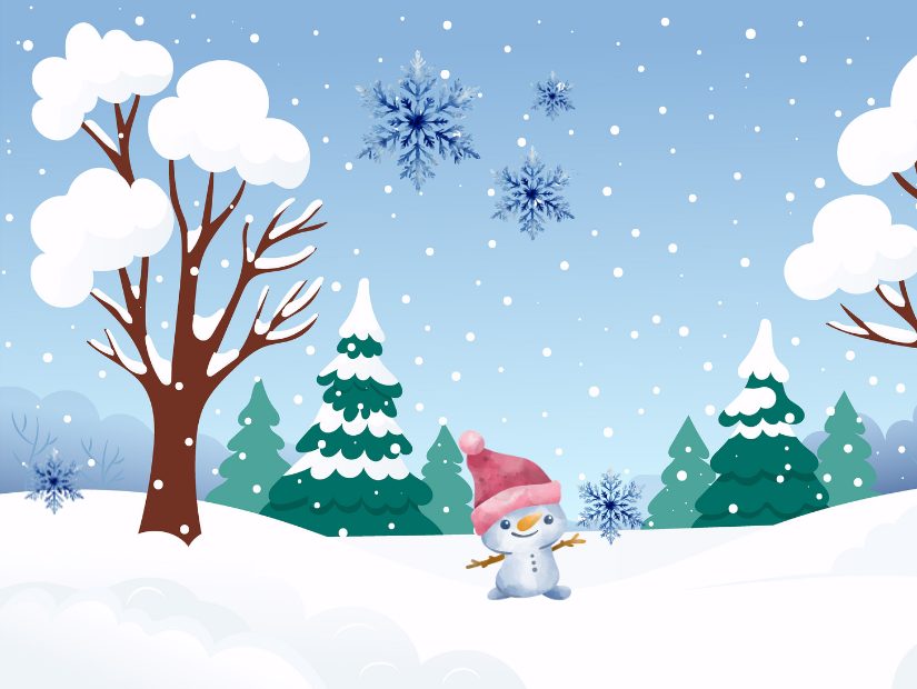 kuvituskuva erityistä tukea tarvitsevien talvikurssi