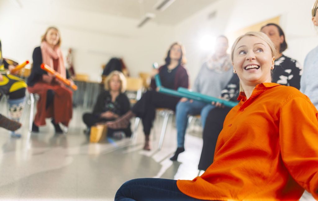 Innostunut koulutusryhmä