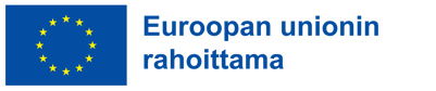 Euroopan sosiaalirahaston rahoittama logokuva.